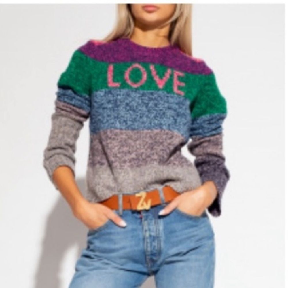 ZADIG & VOLTAIRE Cyrka Love Jumper Large